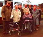 the service in use